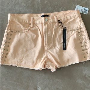 Forever 21 embellished studded shorts